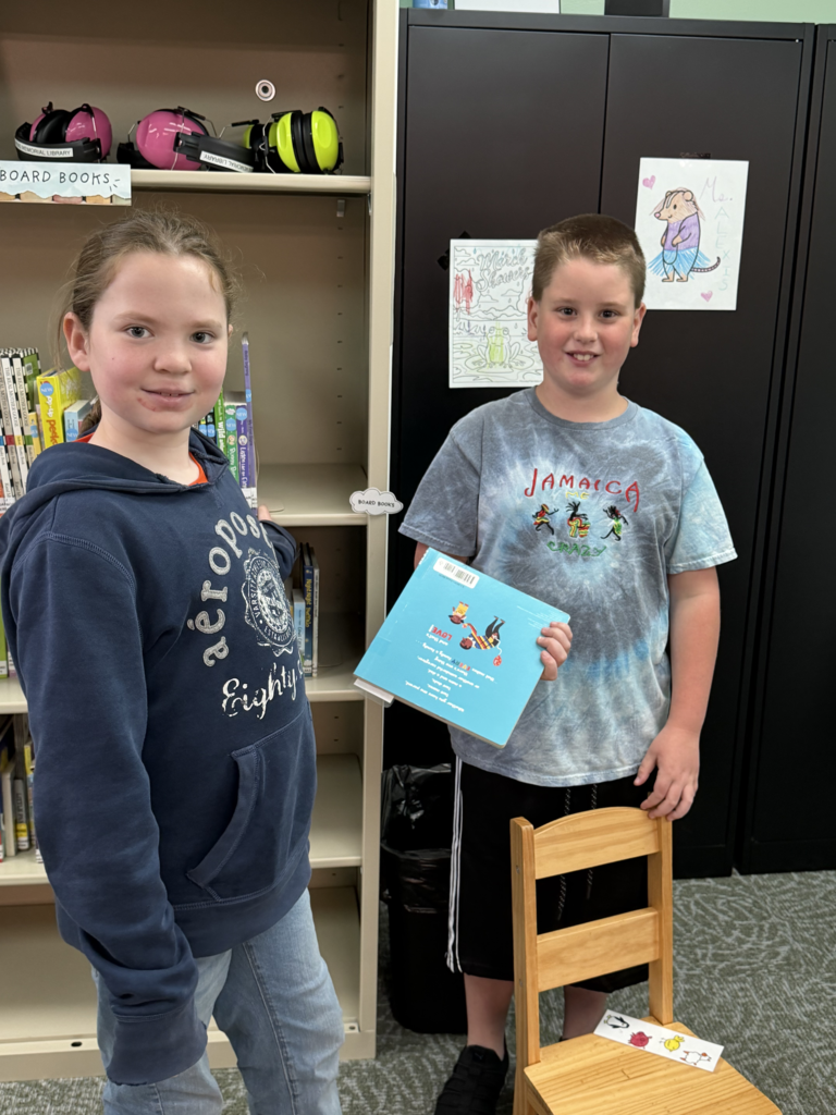 Scenes from Mrs. Susie Baker’s 3rd grade class’s field trip to Stevens Memorial Community Library yesterday. 