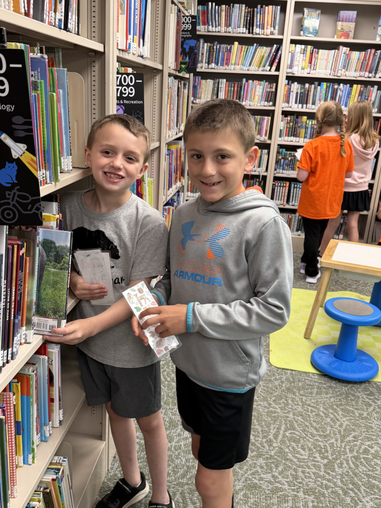 Scenes from Mrs. Susie Baker’s 3rd grade class’s field trip to Stevens Memorial Community Library yesterday. 