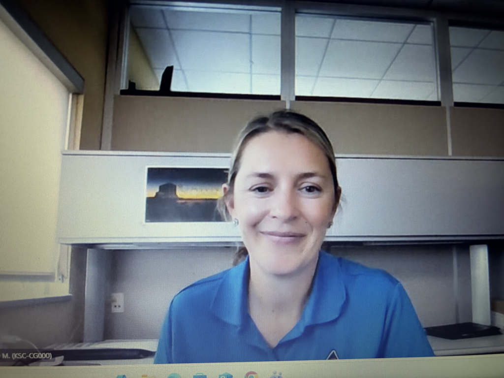 Scenes from Attica alumna Tiffany Snyder’s (Class of 1997) virtual visit with middle schoolers Monday. 