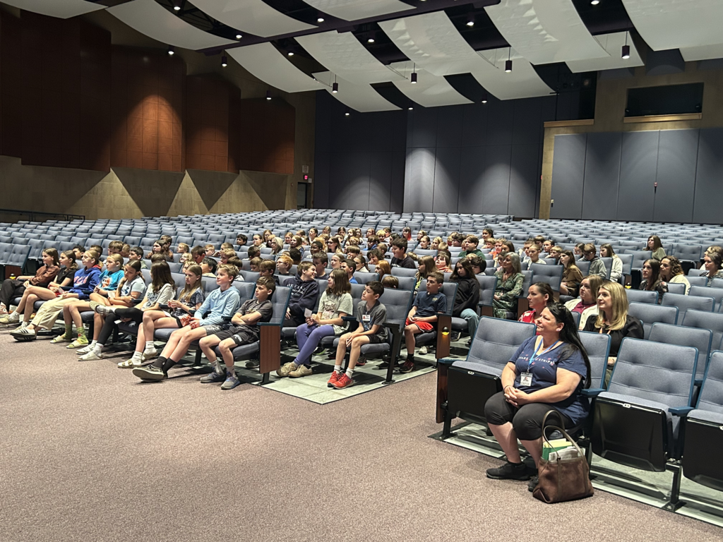Scenes from Attica alumna Tiffany Snyder’s (Class of 1997) virtual visit with middle schoolers Monday. 