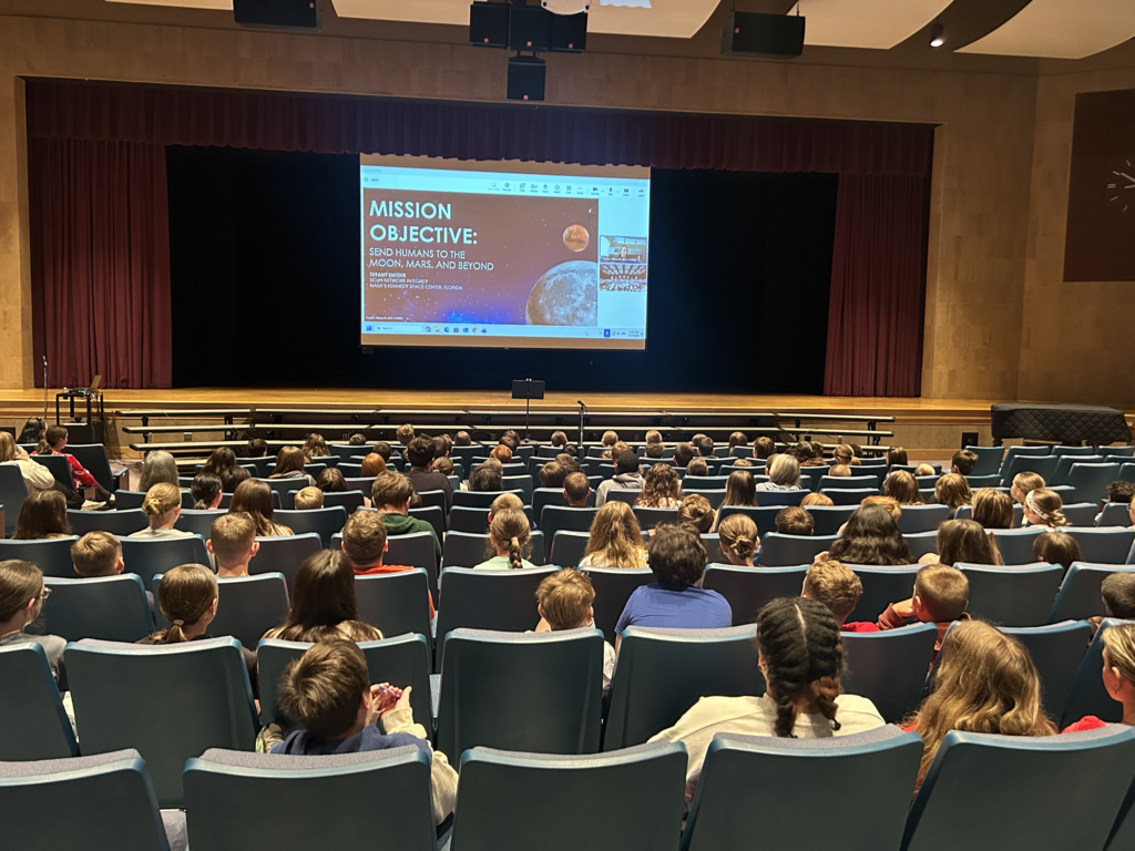 Scenes from Attica alumna Tiffany Snyder’s (Class of 1997) virtual visit with middle schoolers Monday. 