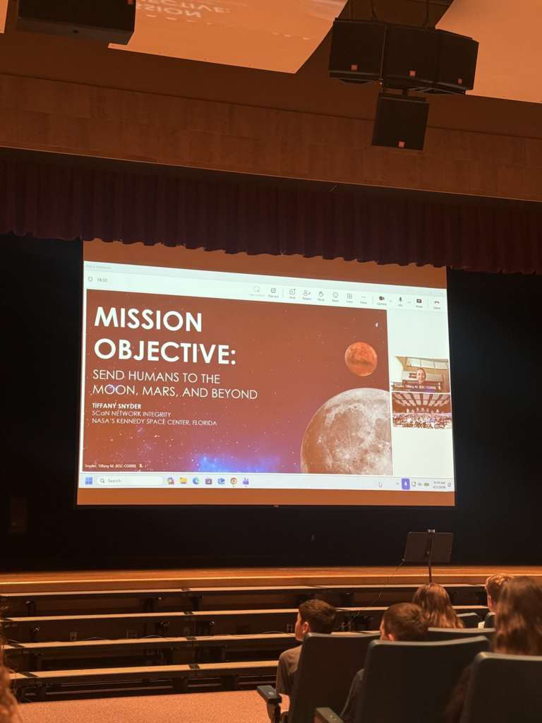 Scenes from Attica alumna Tiffany Snyder’s (Class of 1997) virtual visit with middle schoolers Monday. 