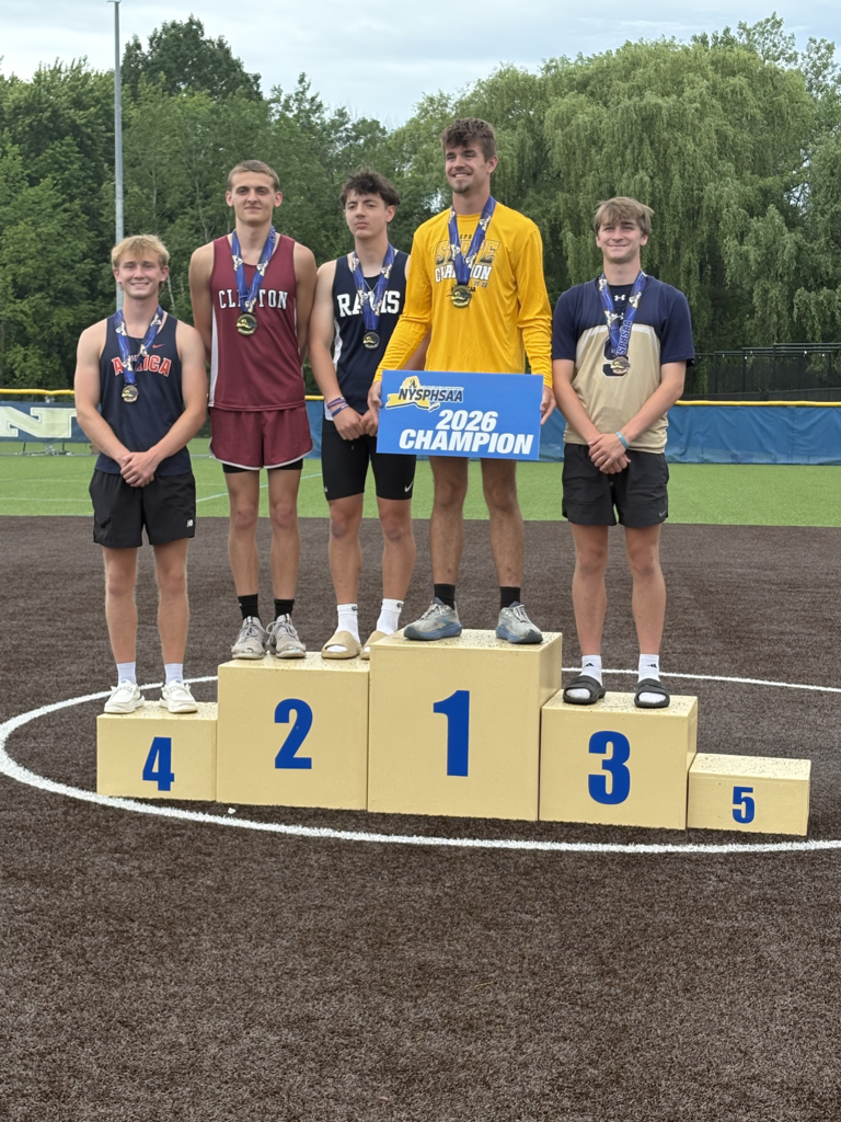 Scenes from the New York State Track and Field Championships this weekend at Webster Schroeder High School.