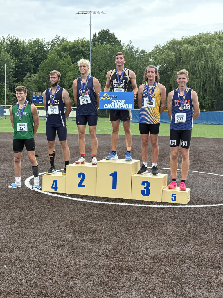Scenes from the New York State Track and Field Championships this weekend at Webster Schroeder High School.