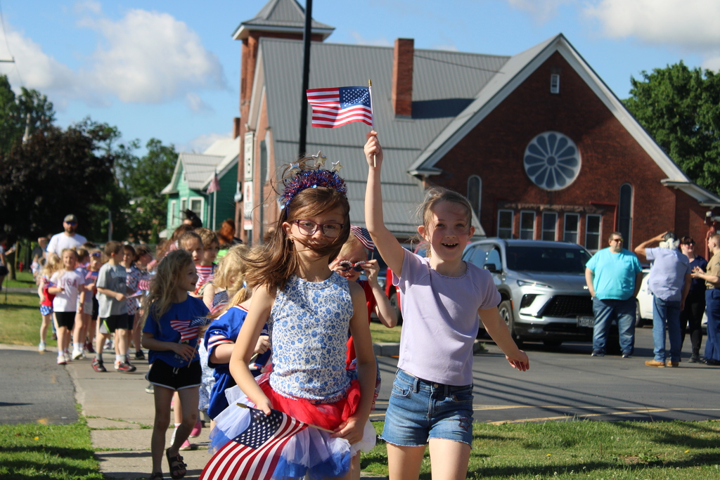 Scenes from Attica Elementary School's June 12 Flag Day Parade.