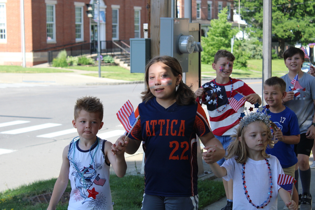 Scenes from Attica Elementary School's June 12 Flag Day Parade.