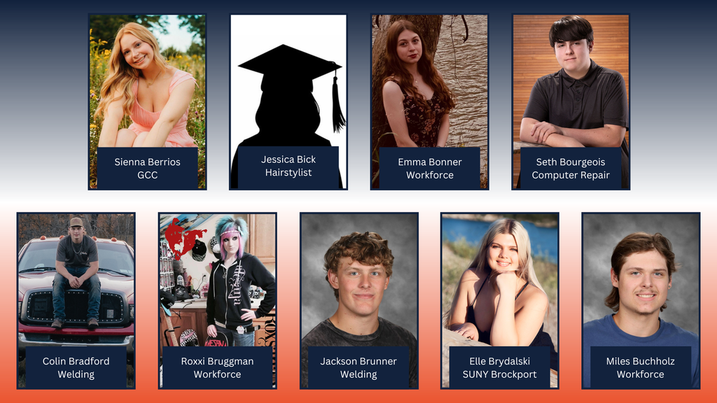 Senior spotlights graphic.