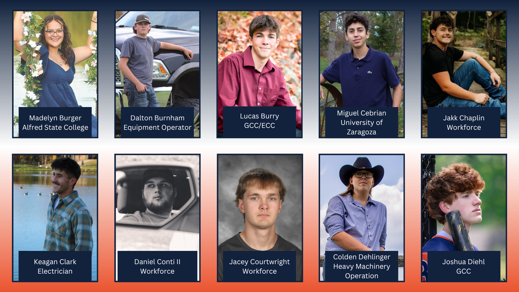 Senior spotlights graphic.