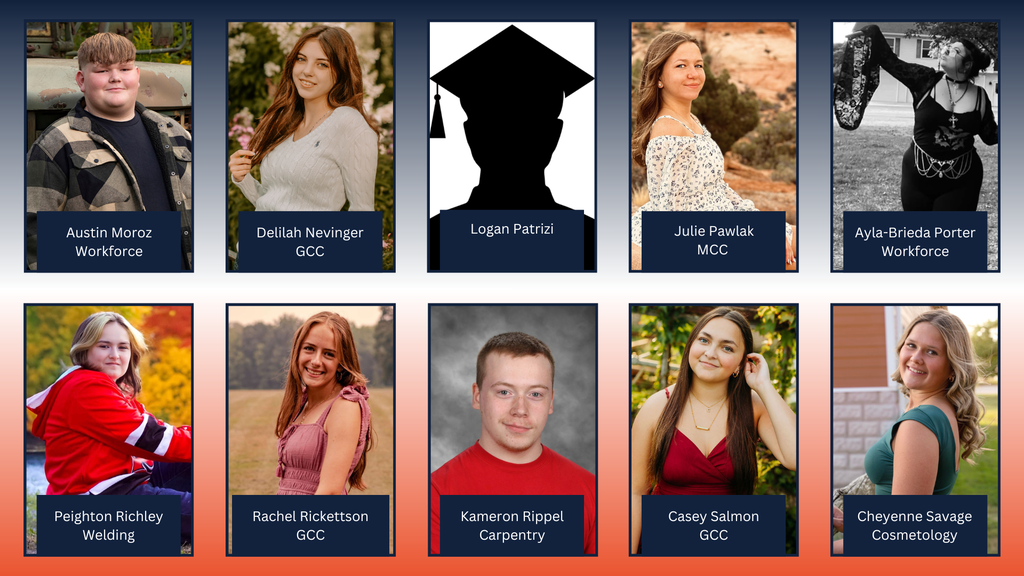 Senior spotlights graphic.