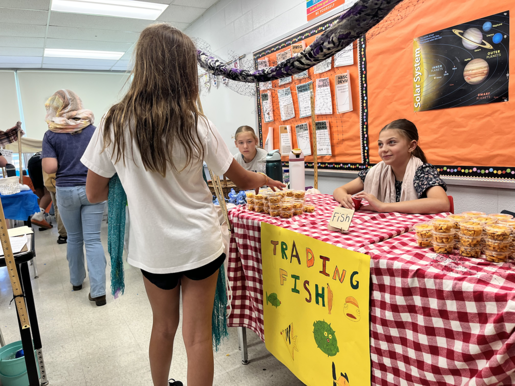 Scenes from our 6th graders’ Silk Road activity last week. 