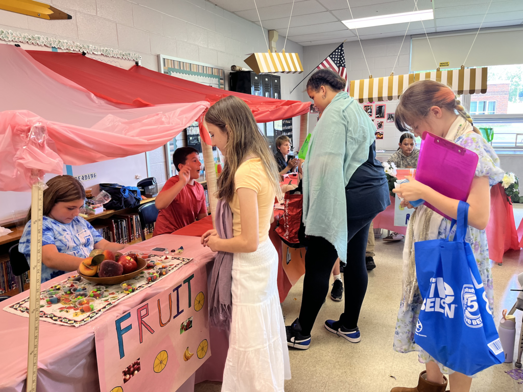 Scenes from our 6th graders’ Silk Road activity last week. 