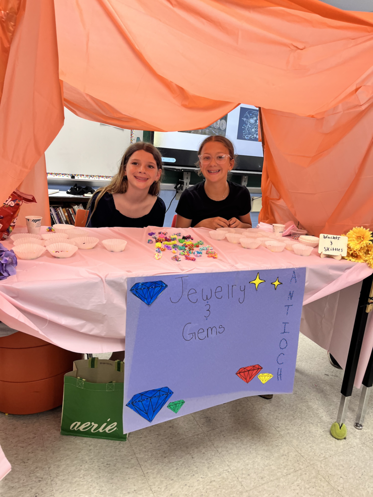 Scenes from our 6th graders’ Silk Road activity last week. 