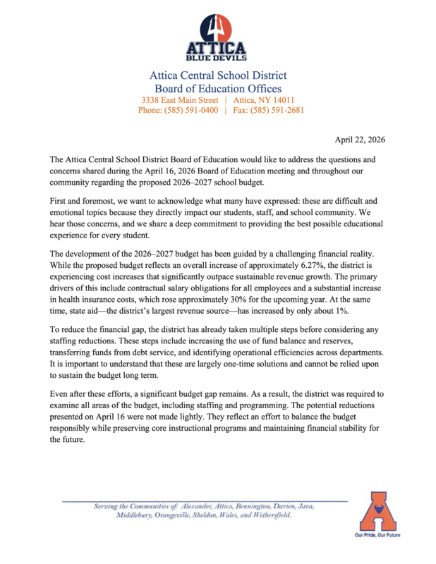 Board of Education letter part 1.