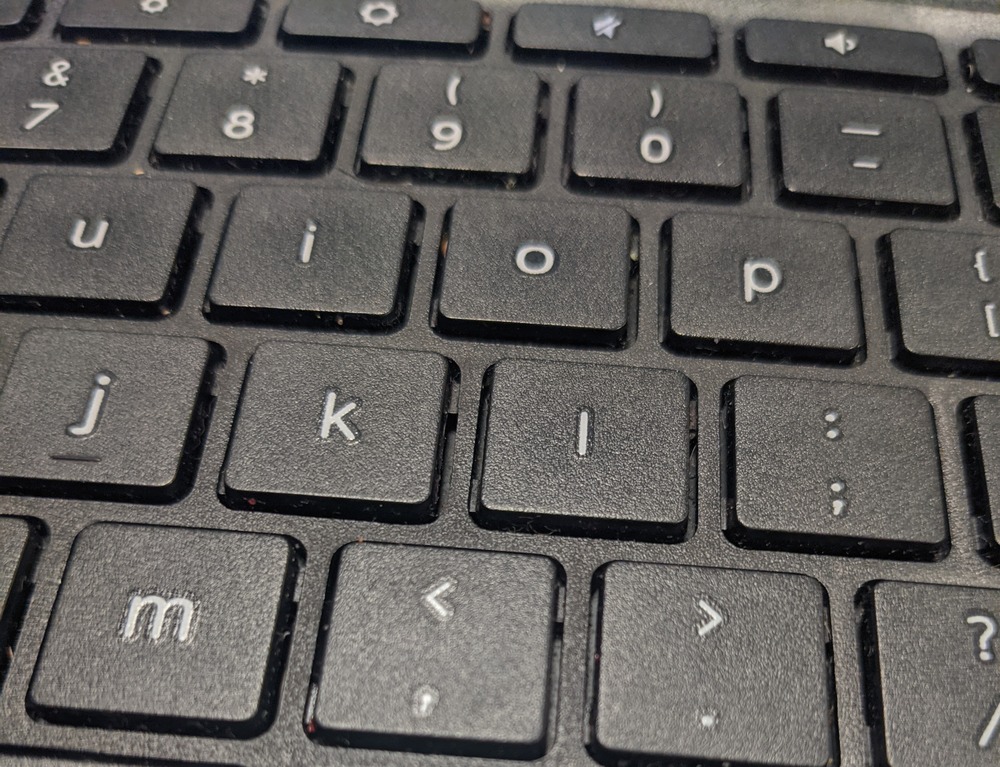 Chromebook Keyboard with Missing Key