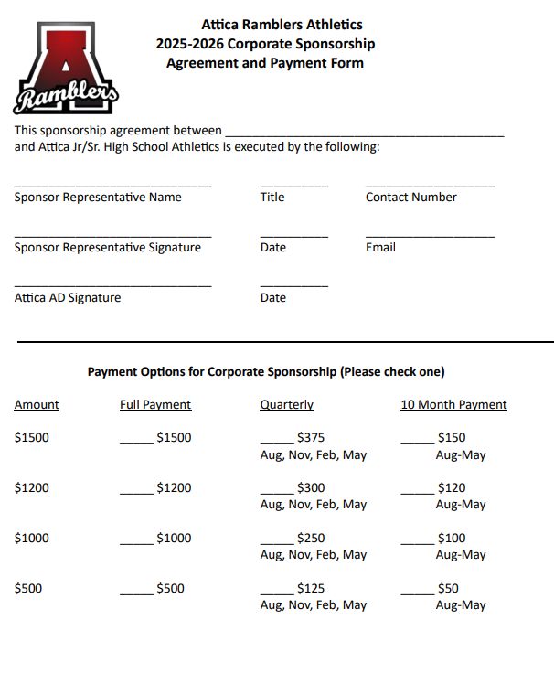 Corporate Sponsorship for Athletics Part 2