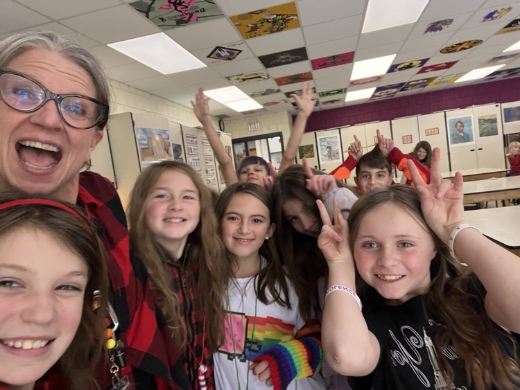 Color+Line= Abstract Portraits