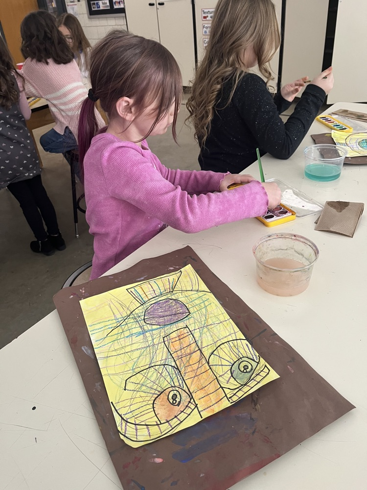 Color+Line= Abstract Portraits