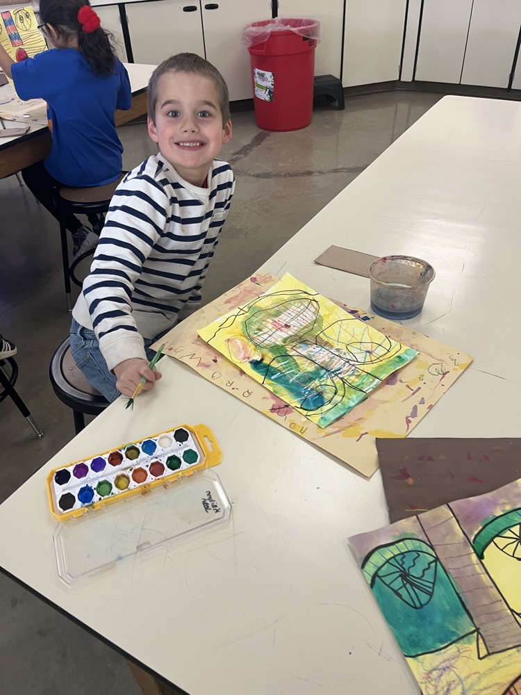 Color+Line= Abstract Portraits