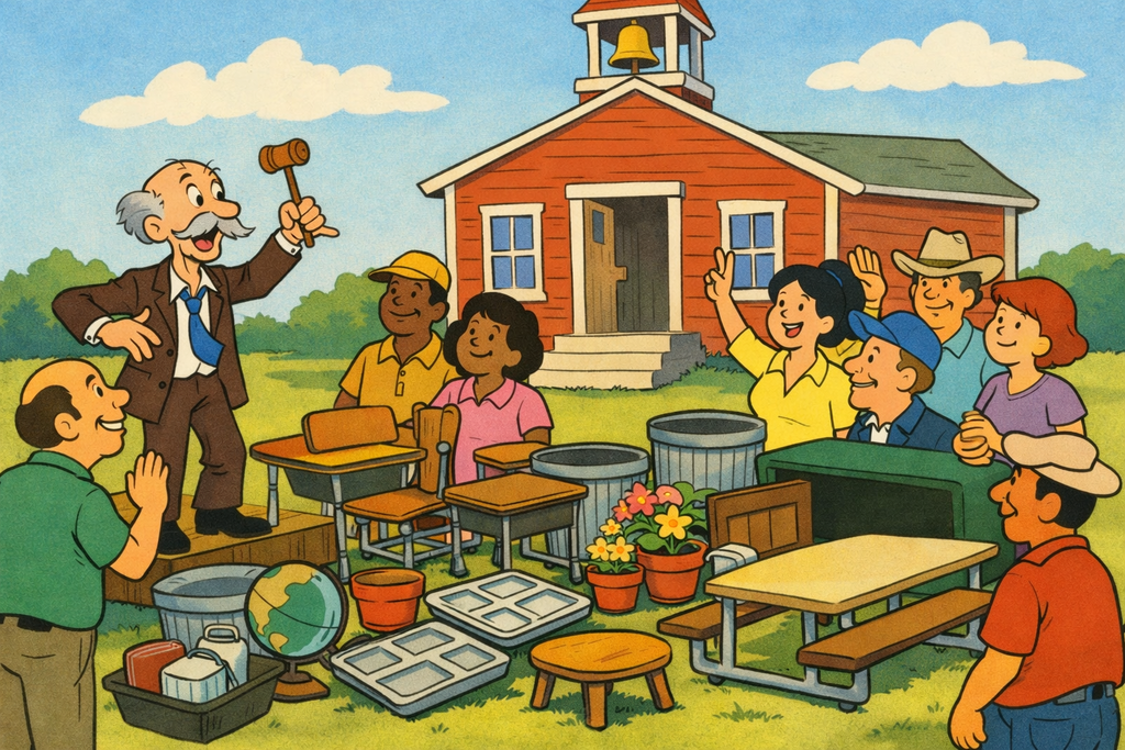 Check out our public auction site at publicsurplus.com.