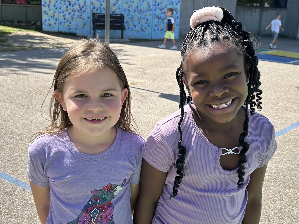 Students on the playground