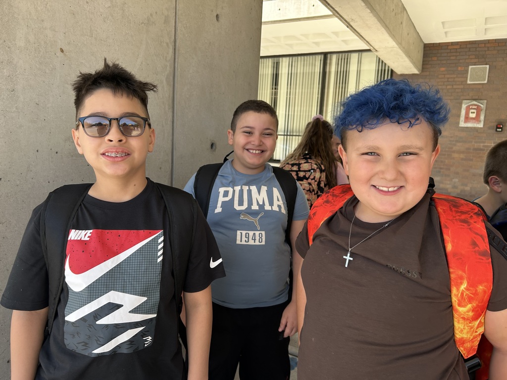 Students at dismissal