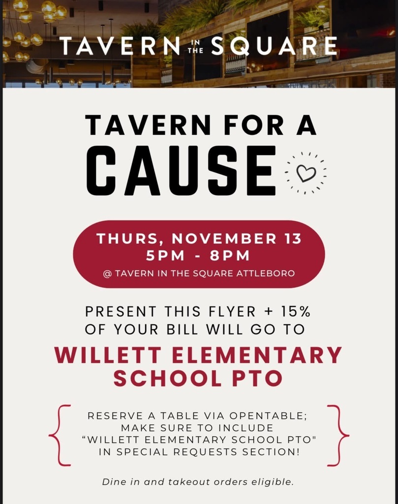 PTO Fundraiser - Tavern on the Square 