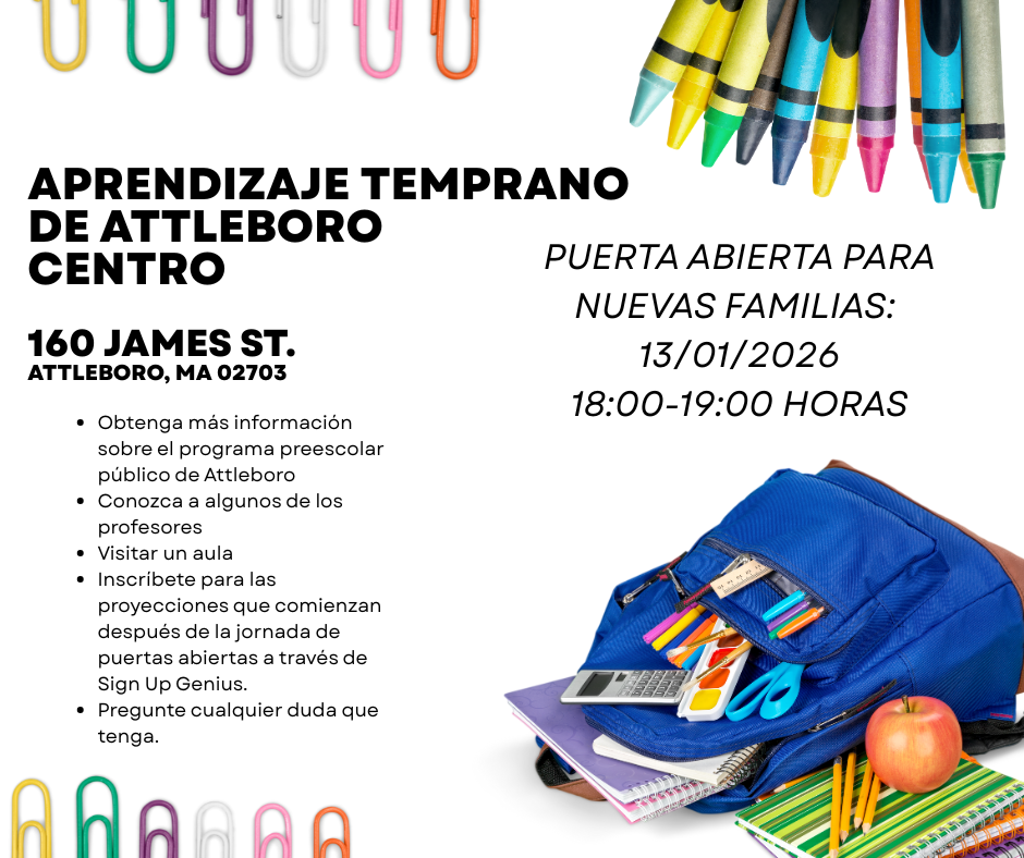 Spanish open house flyer