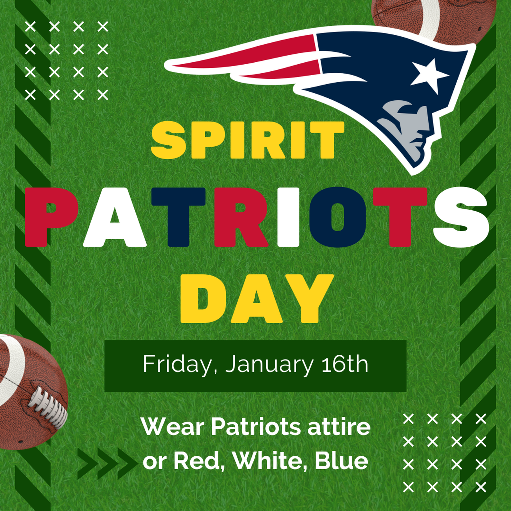 Patriots Spirit Day 1/16