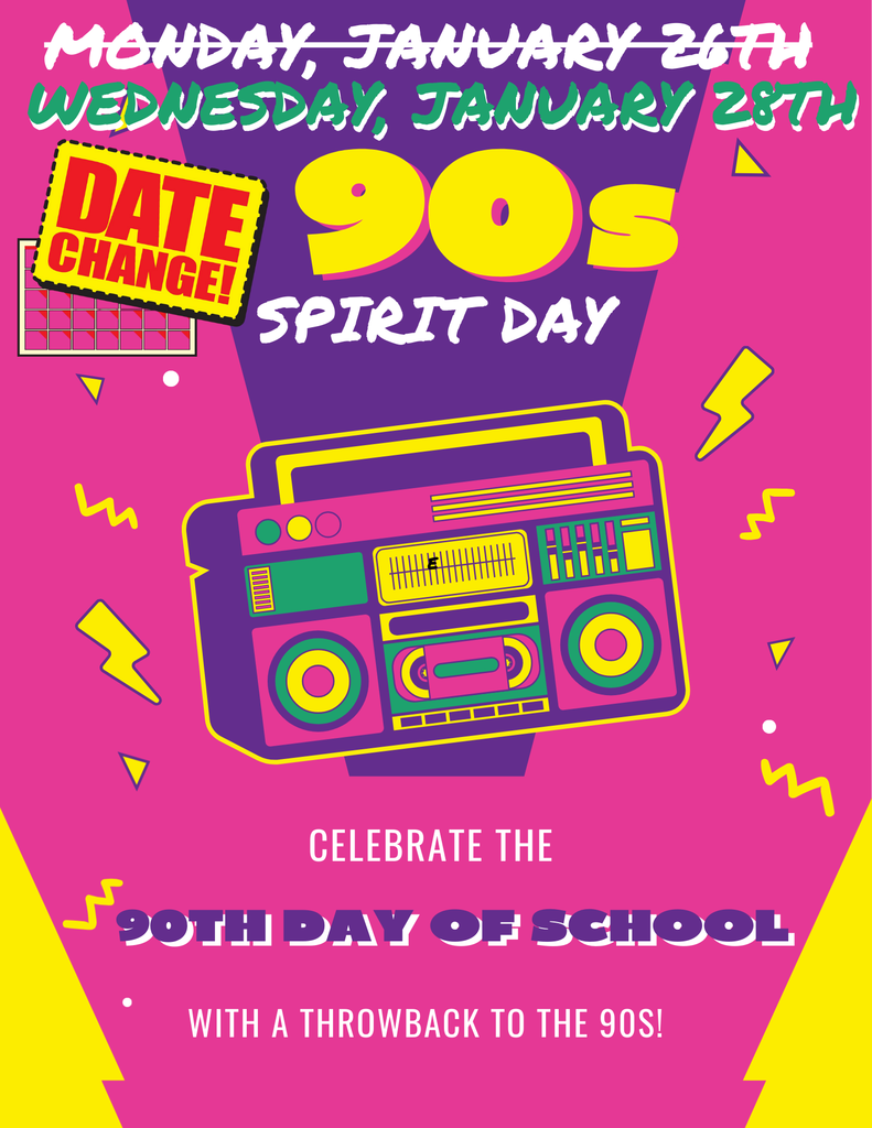 90s Spirit Day Update 1/28