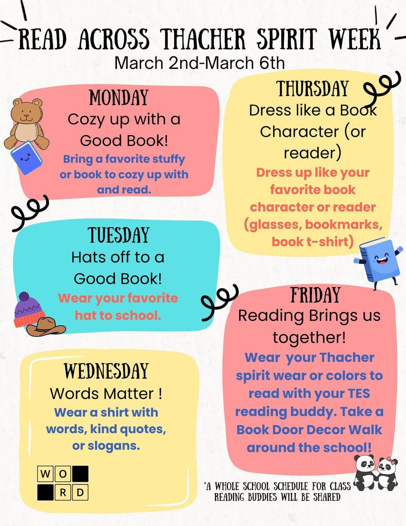 Read across thacher week