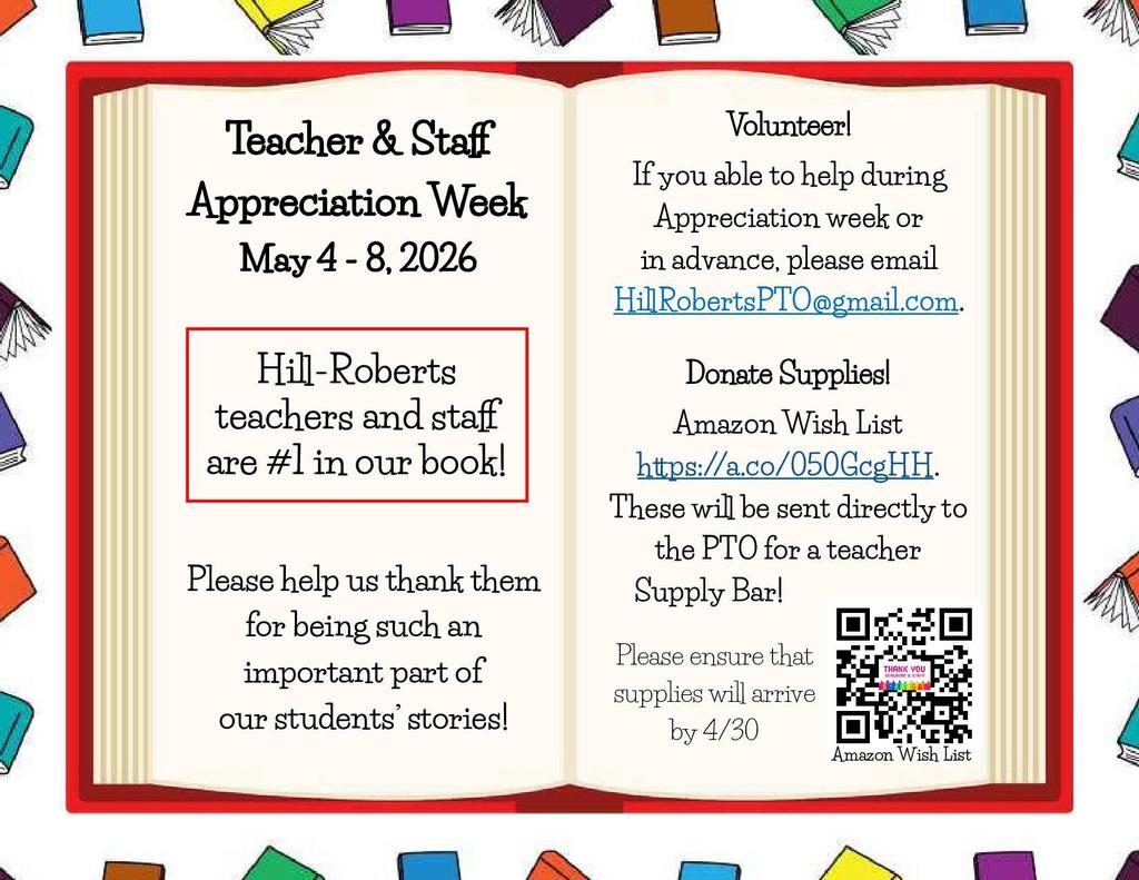 Teacher and Staff Appreciation Week (5/4-5/8)