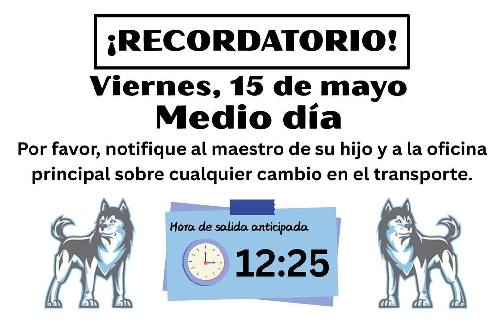 May half day Spanish 