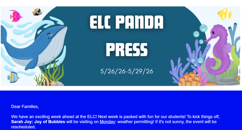 ELC Panda Press 5/29/26