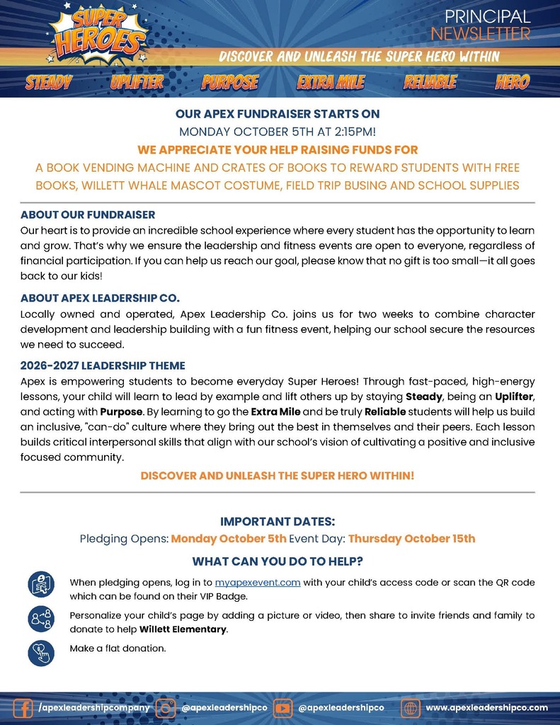 Principal Newsletter