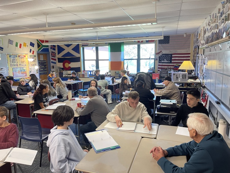 Veterans visit