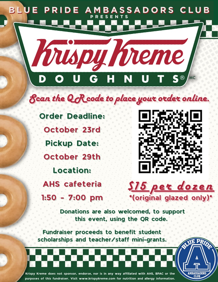 Donuts fundraiser info