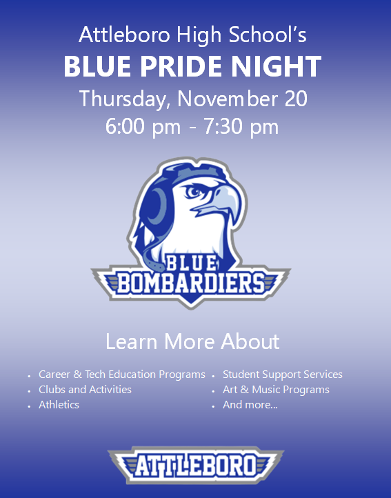 Blue Pride Night information