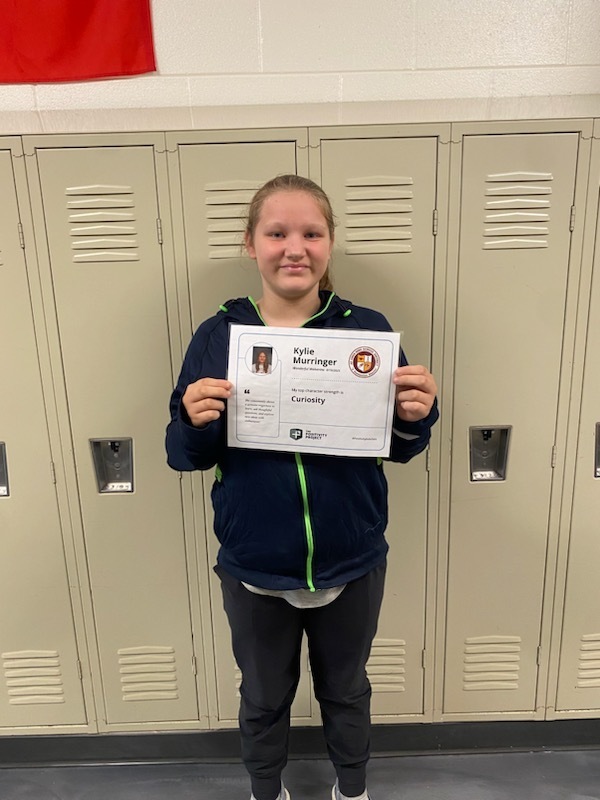 6th Grade: Kylie Murringer