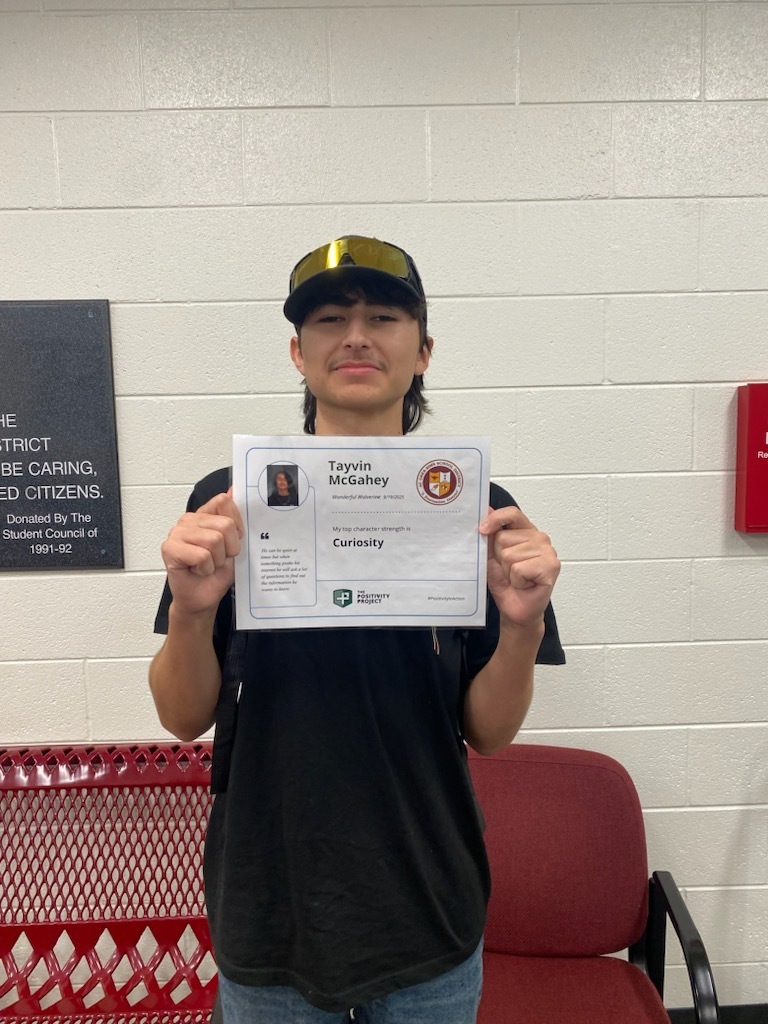 11th Grade:  Tayvin McGahey