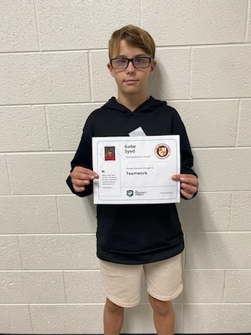 8th Grade: Gabe Syed