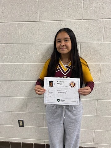 7th Grade: Camira Long