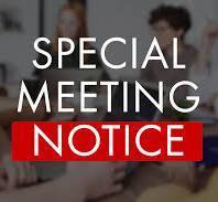 special meeting notice