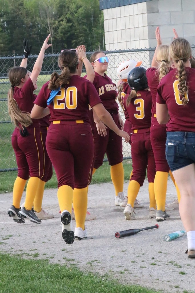 softball celebration