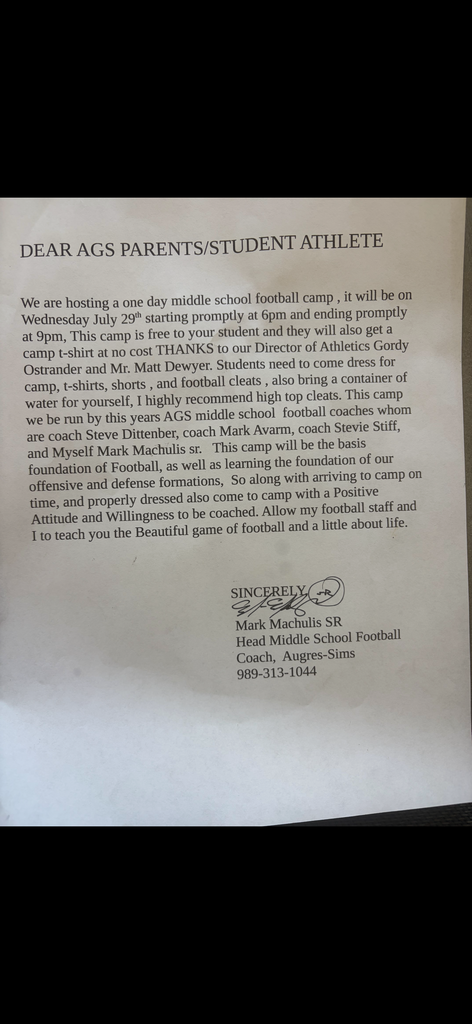 ms football camp letter