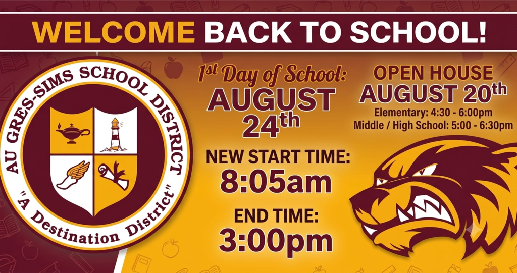 Welcome Back/New Start & Stop Times