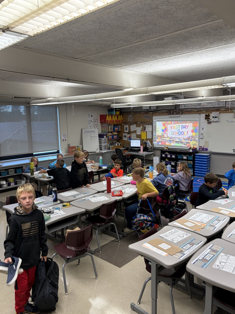 unpacking materials in the second grade