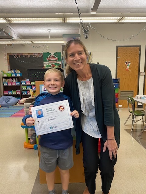 1st Grade: Fischer Woodhull - Nominated by Mrs. Hasty