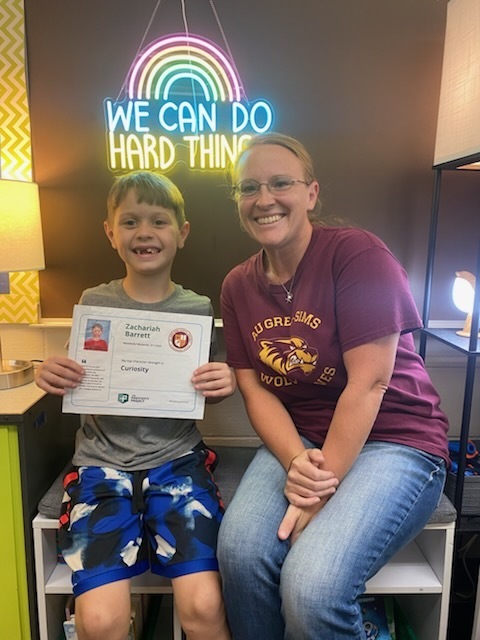 3rd Grade: Zachariah Barret - Nominated by Ms. Heck