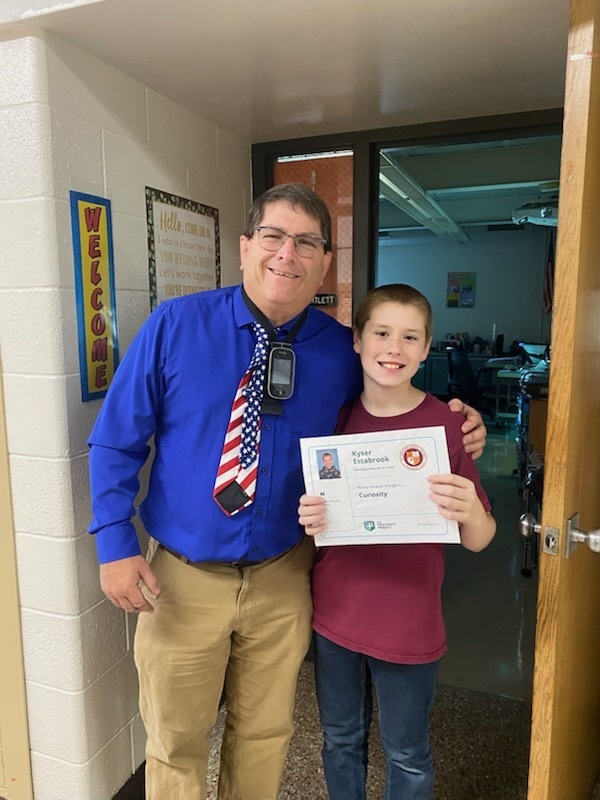 5th Grade: Kyser Estabrook - Nominated by Mr. Bartlett