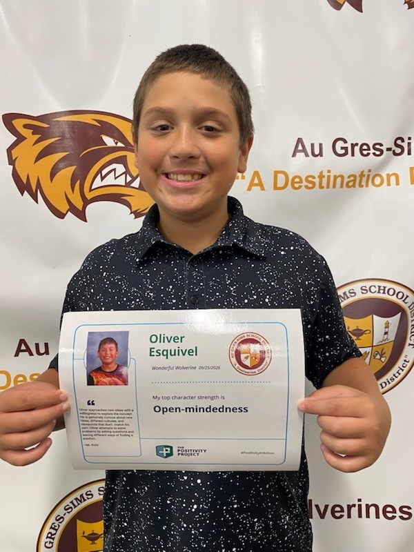 8th Grade: Oliver Esquivel - Nominated by Mr. Kohl